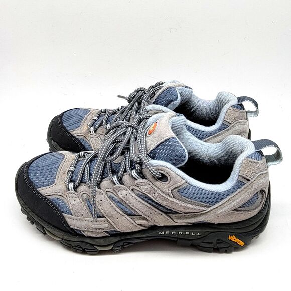 Merrell Ventilator Moab 2 Smoke Womens Gray Hiking Shoes Size US 8.5 EUR 39 EUC - Picture 9 of 16